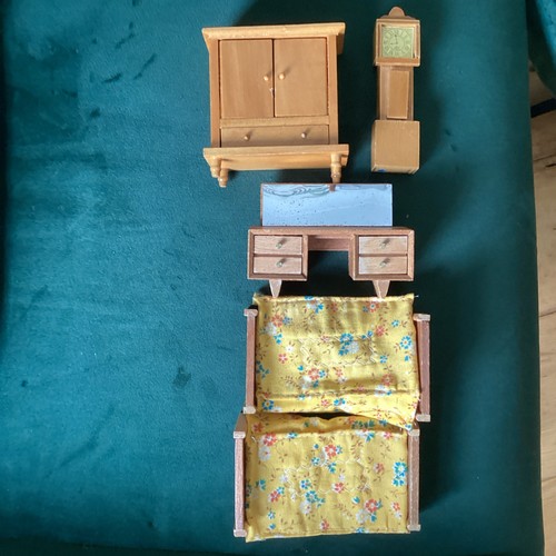 Wooden dolls house - wooden,