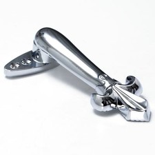 Pair of Chrome Quality Stair Clips - Victorian Style - Sprung Hinge