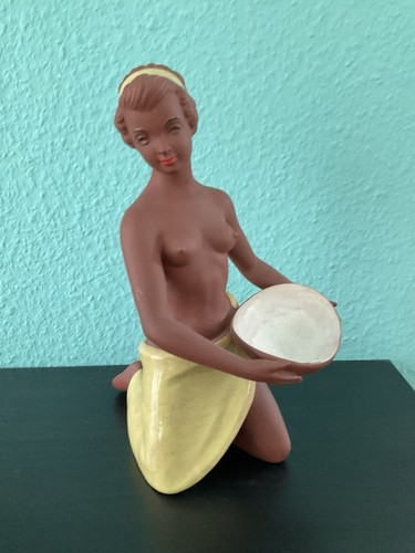 Ceramic figurine girl - ceramic,
