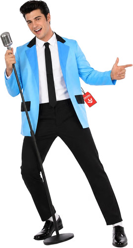 Mens 50s light blue - blue, teddy