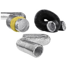 Aluminum, Combi & Acoustic Ducting Flexible Ventilation Tubes for Ventilation