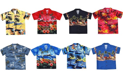 Men hawaiian shirts palm - hawaiian,