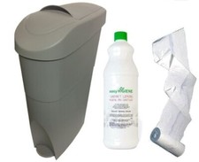 KIT Sanitary Waste GREY Bin