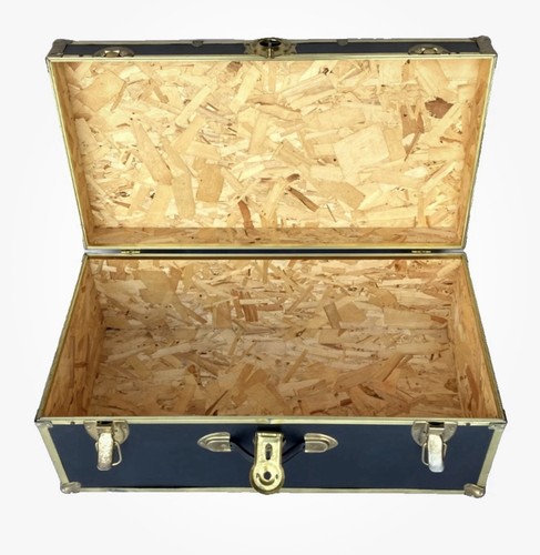 Vintage steamer trunk - vintage,