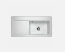 Franke Mythos MTK611 Single Bowl Ceramic Sink in White LHD 124.0050.117