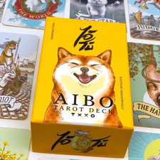 AIBO Dog Tarot Cards Set Shiba