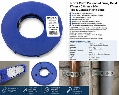 Index perforated fixing - index,
