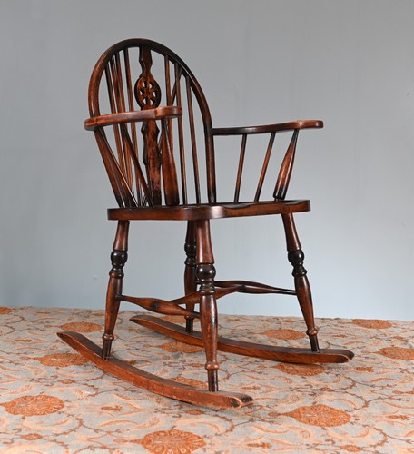 Antique windsor rocking chair - antique,