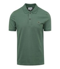 LACOSTE Slim Fit Polo Shirt Men's Khaki Green PH4012 BNWT New 
