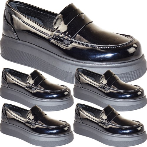 Womens ladies new - loafers, low