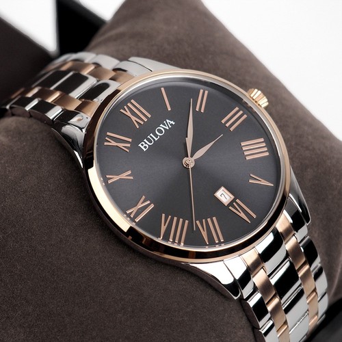 Bulova 98b279 black dial - bulova,