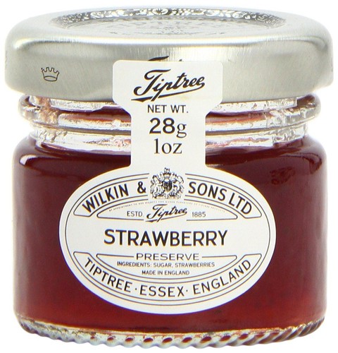 Tiptree strawberry jam - strawberry, mini