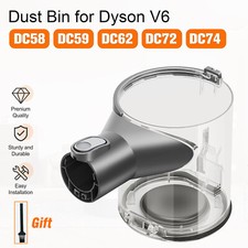 Replacement Dust Bin Vacuum Bucket for Dyson V6 Parts DC58 DC59 DC62 DC72 DC74