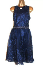 Lipsy VIP Navy Midi Dress 14