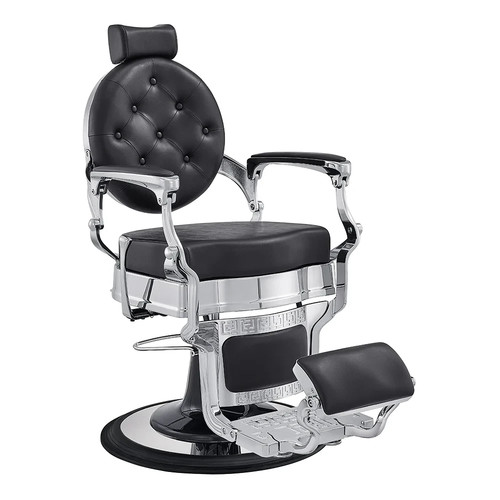 Barber chair with silver - barber,