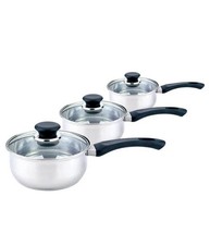 Sabichi 3pc Pan Set Stainless