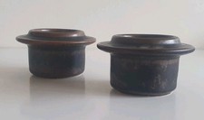 Two Vintage Arabia Finland Ruska Egg Cups