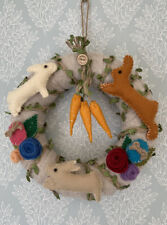 Easter Bunny Door Wreath