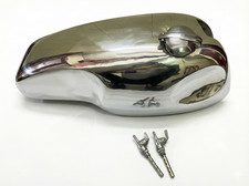 For Norton Featherbed Slimline Manx Style Custom Alloy Petrol Tank + Cap & Tap