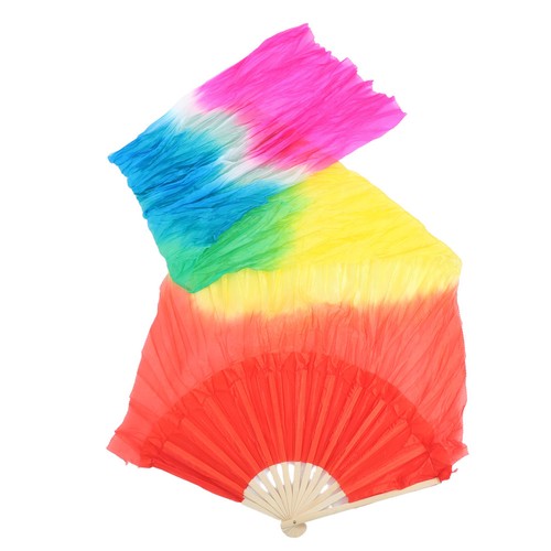 Belly dance silk fan veil - dance, long
