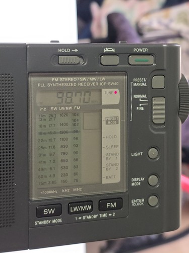 Sony icf sw40 - sony, band