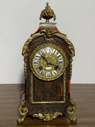 Antique french boulle mantel - antique,