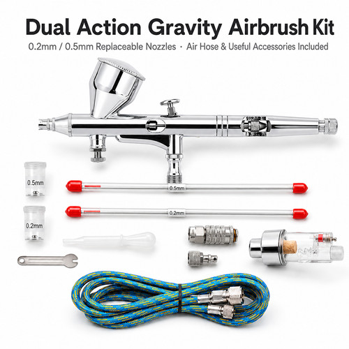 Dual action gravity airbrush - dual,