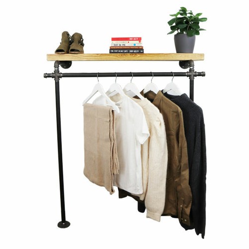 Industrial clothes rail with - industrial,