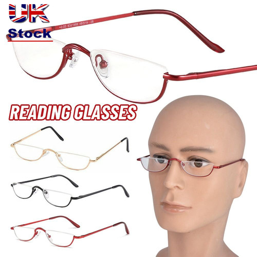 Frame eyeglasses half moon - eyeglasses,
