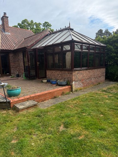 Rosewood conservatory upvc - conservatory,