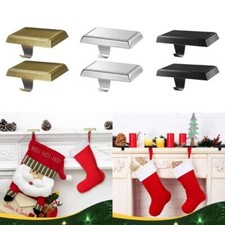 2pcs Christmas Stocking Holder Rectangular Non-Slip Good Load Bearing Hanger