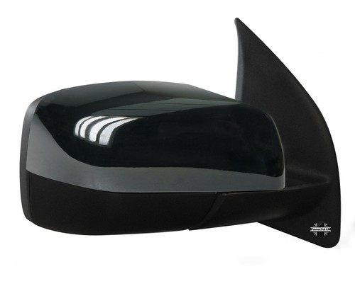 Black door wing mirror caps - black,