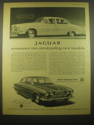 1966 jaguar 420 saloon and - saloon,