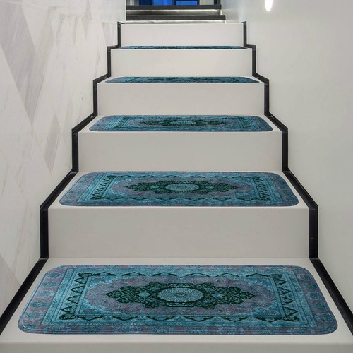 Pcs non slip stair carpet - 5,