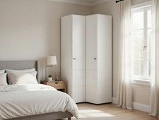 Nevis White Narrow 2 Door