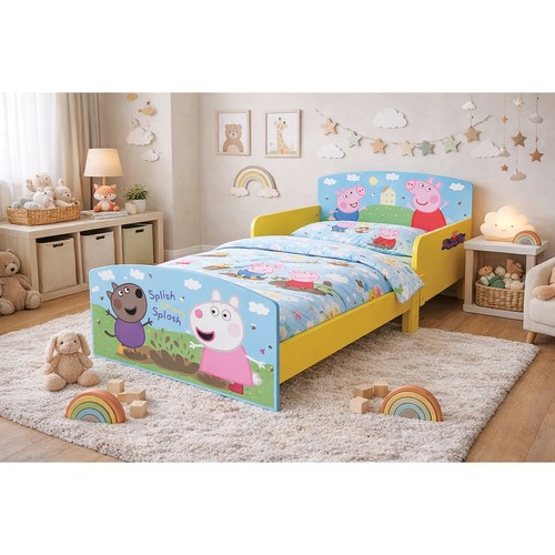 Licensed peppa pig bed frame - peppa,