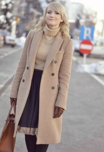 Zara wool blend camel coat - zara,