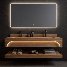 Wall-Mounted Marble Design