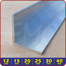 Aluminium Angle 10mm 12mm 15mm 20mm 22mm 25mm 28mm 30mm 40mm L bracket Sectio...