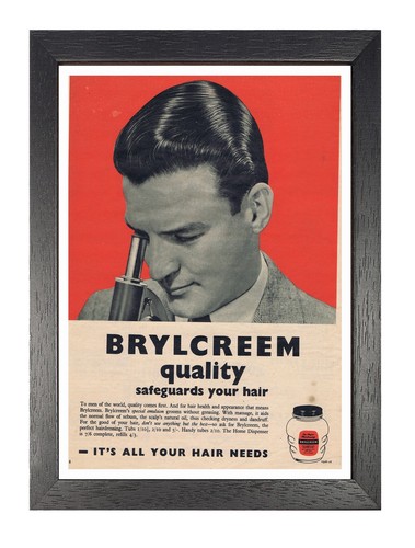 Brylcreem microscope barber - brylcreem,