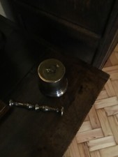 Brass pestle mortar - mortar, 18th