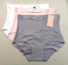 Job Lot Of 3 Lightweight High Rise No VPL Knickers. Multicolor Size 10/12   New