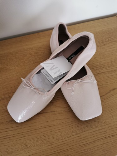 Zara patent ballerinas size - ballerinas, 6