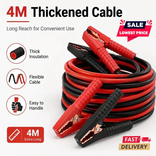 Heavy duty jump leads - heavy,