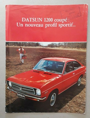 Datsun 1200 coupe leaflet - 1200,