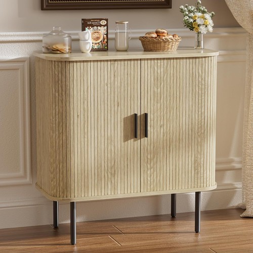 Natural wood sideboard - natural,
