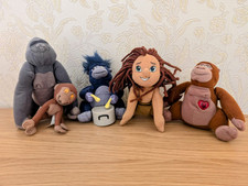 Tarzan Mcdonalds Gorilla's,Monkey Soft Toys Bundle & Tarzan 2000 Vintage