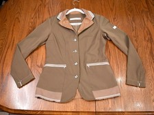 Animo show jacket hunt coat, taupe 44  ~USA 8-10