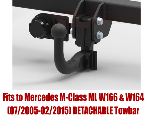 Detachable tow bar for - tow,