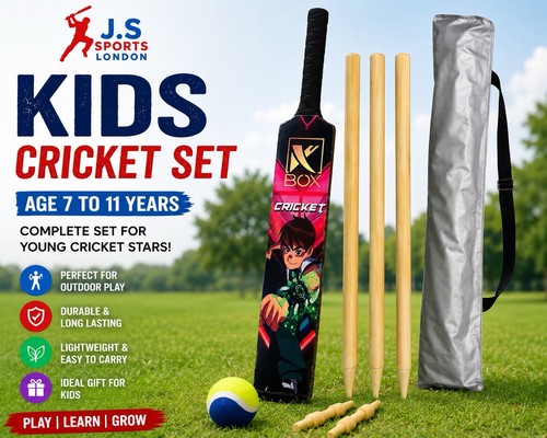 Kids wooden cricket set - set, |